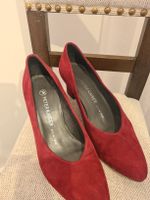 Pumps Rot Wildleder Peter Kaiser Groesse 4 Zustand gut