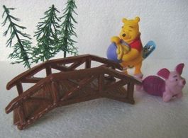 Neu Tortendekoration Set Winnie Pooh und Piglet Bullyland