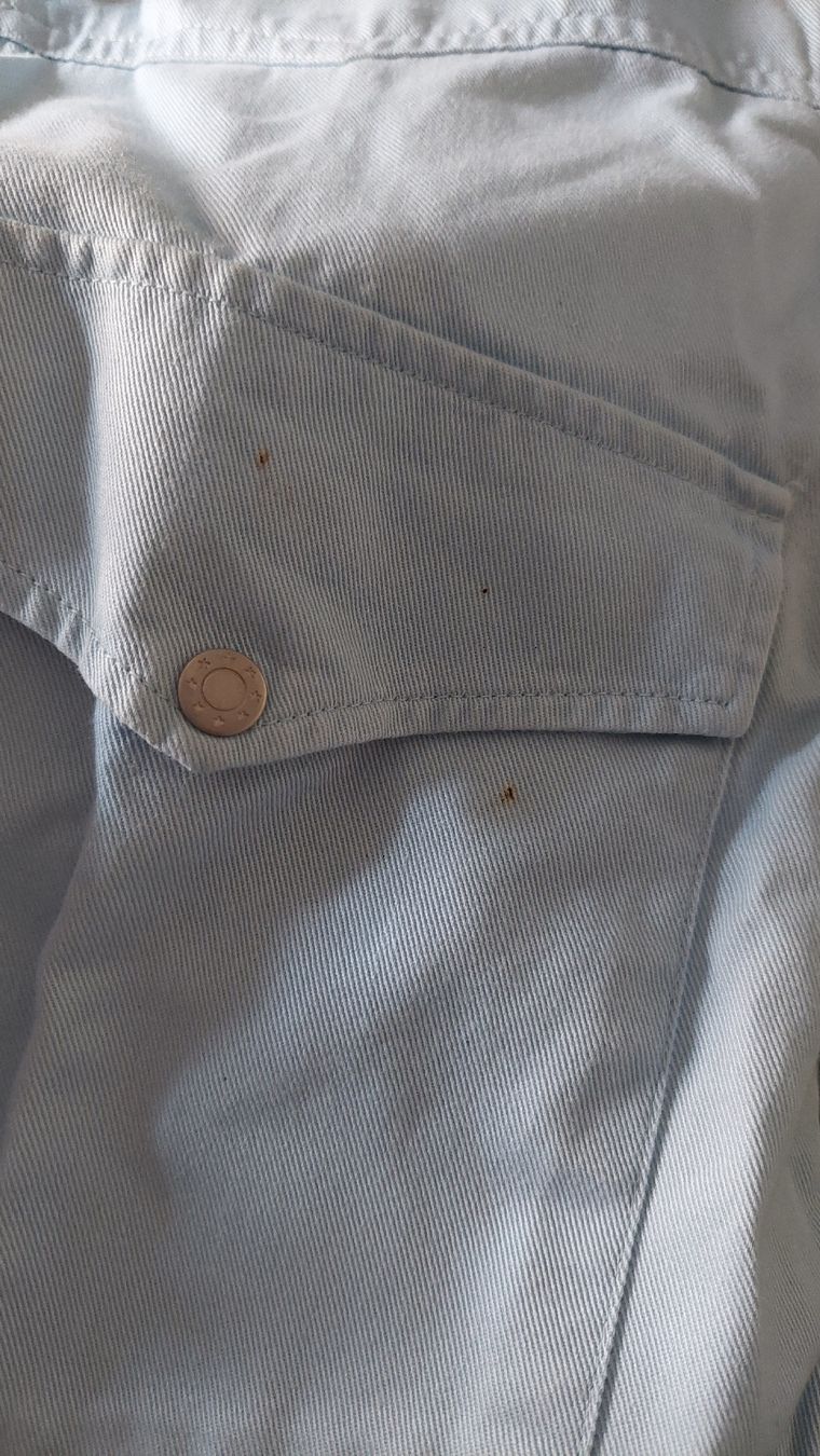 Camicie: Herren Hemd Priority Baumwolle hellblau Grösse S gebraucht – Usato da Zürich venduto da 2hand8052 3