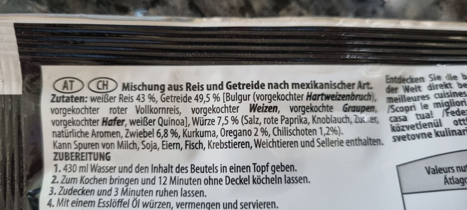Cibi & Specialità: Gourmet Risotto Messicana Riso e Cereali ungeöffnet – Nuovo (secondo la descrizione) da egliswil venduto da Maggy6 1