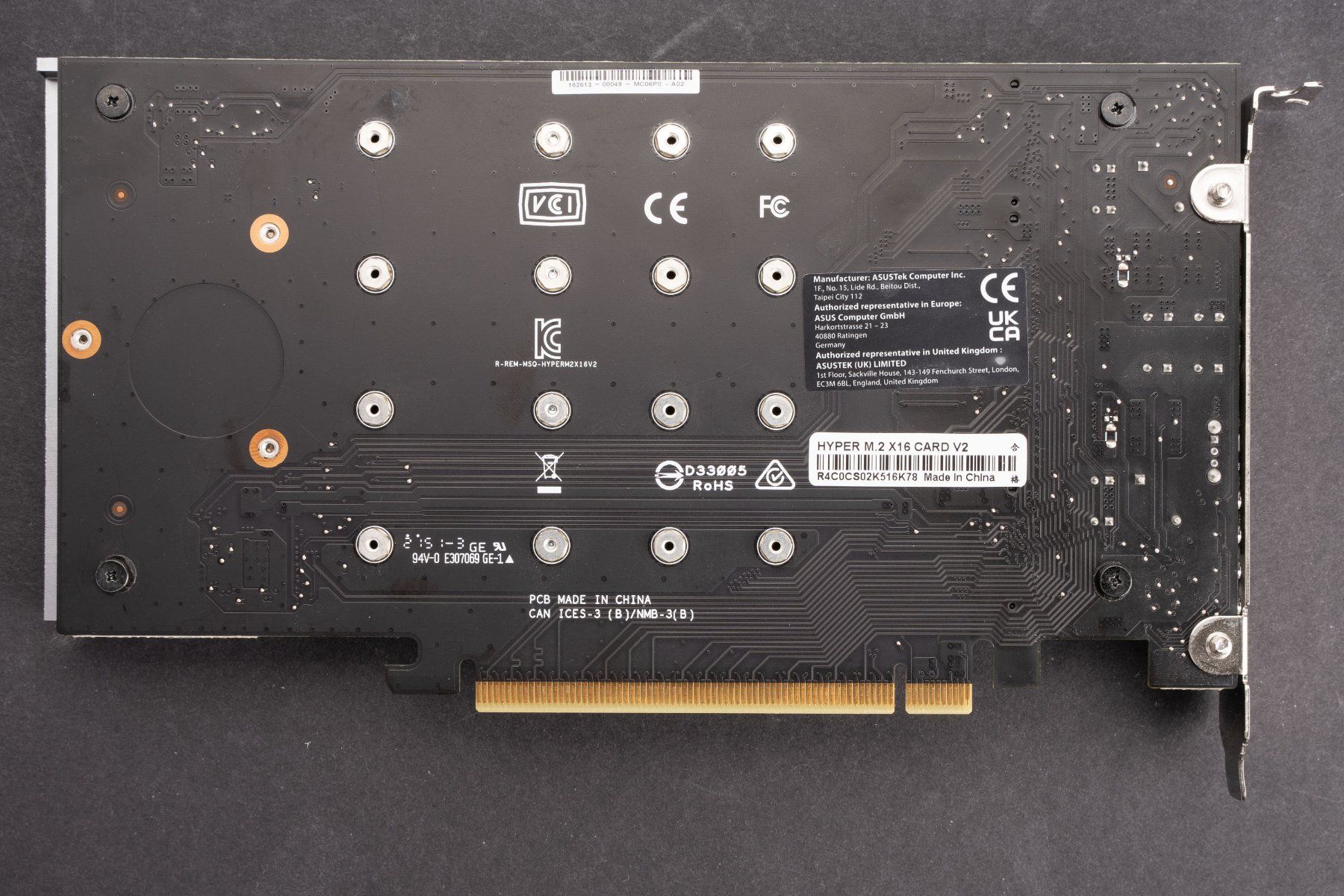 Schede di memoria: ASUS Hyper M.2 X16 Card V2 – Usato da Dietlikon venduto da phi_j5l6 1