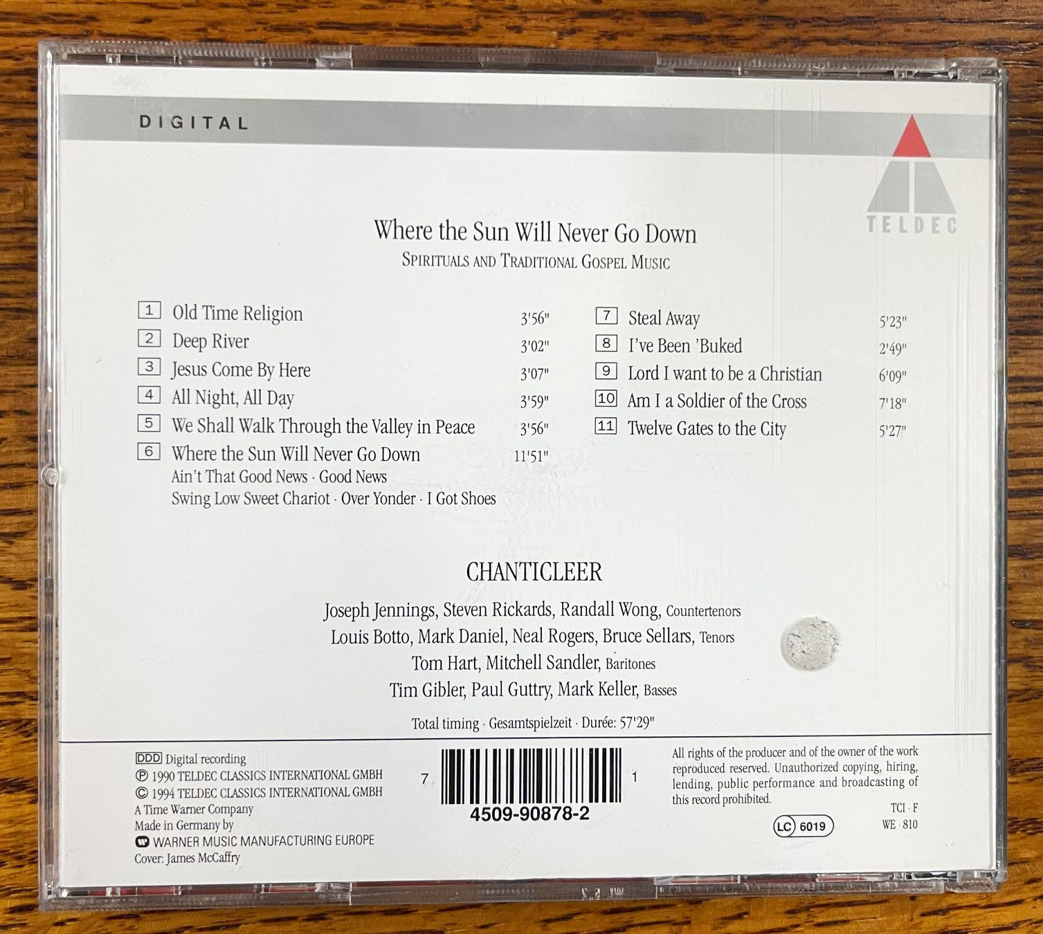 CD: CHANTICLEER: Where the Sun Will Never Go Down CD – Usato da Oftringen venduto da Vucki 1