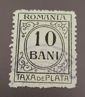 Rumänien Steuermarke alte briefmarke