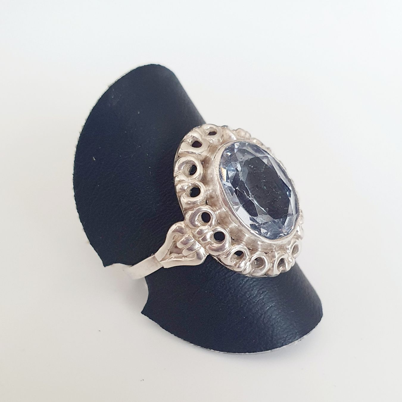 Anelli: Jungendstil ? Silberring mit blauer Stein 835er Gr. 19,3mm – Usato da Kreuzlingen venduto da Wunderkiste123 6
