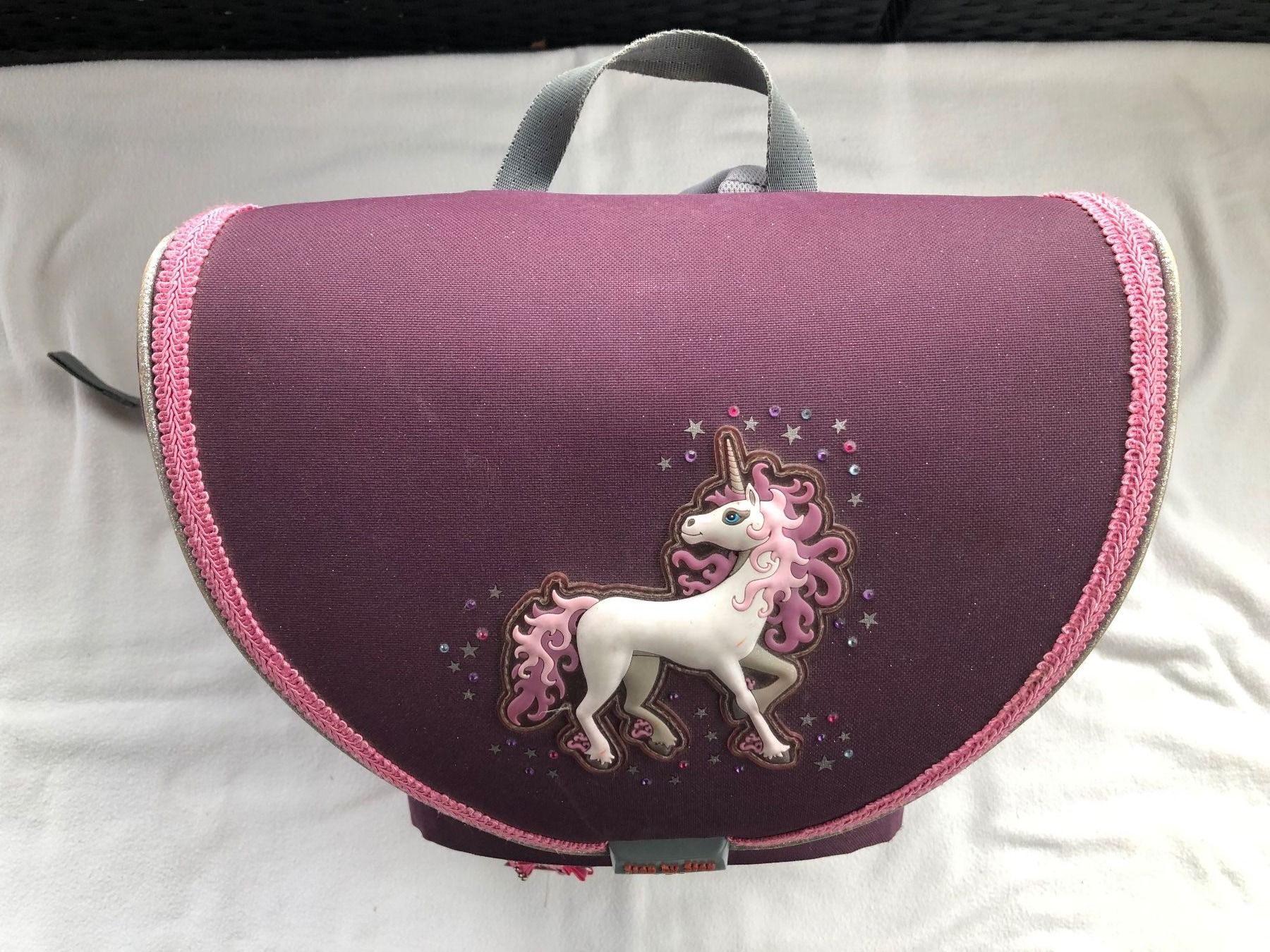 Step by Step Borse & Zaini: Schulranzen Step by Step/violett/Einhorn – Usato da Schübelbach venduto da Dolly990_2 2