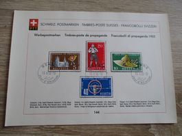 Feuille de collection n° 144 français 100.--