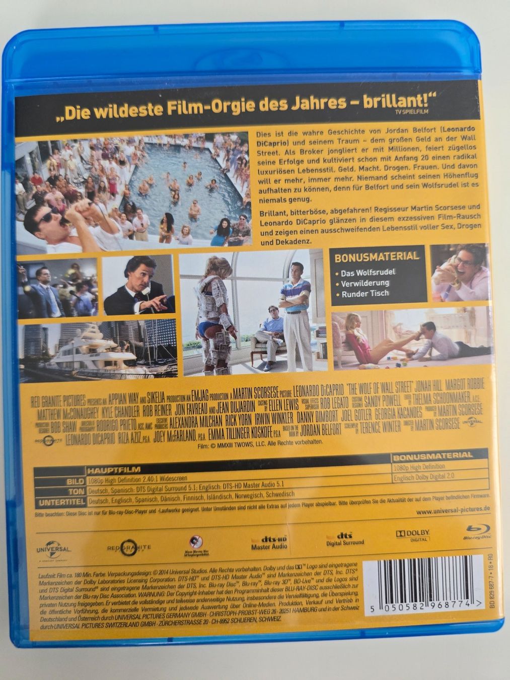 Tutti i DVDs: THE WOLF OF WALL STREET – Usato da Buchrain venduto da reloca 1