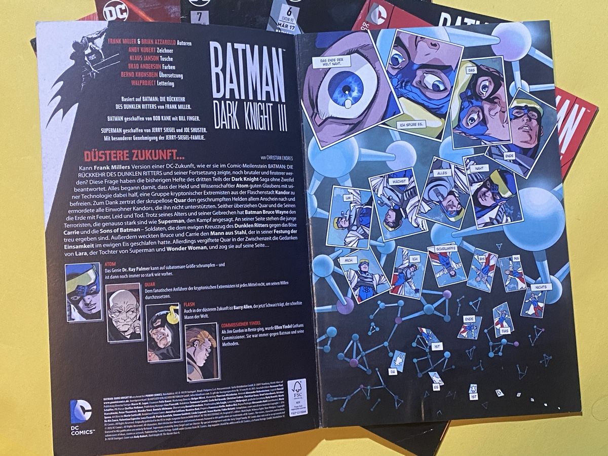 Fumetti: 6 Comics Batman Dark Knight III, #4 - 9! – Usato da Zuerich venduto da SonderArt-Wertgut 1