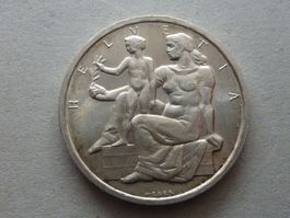 5 Fr.  1948  Verfassung  vz.  -  ungereinigt  -