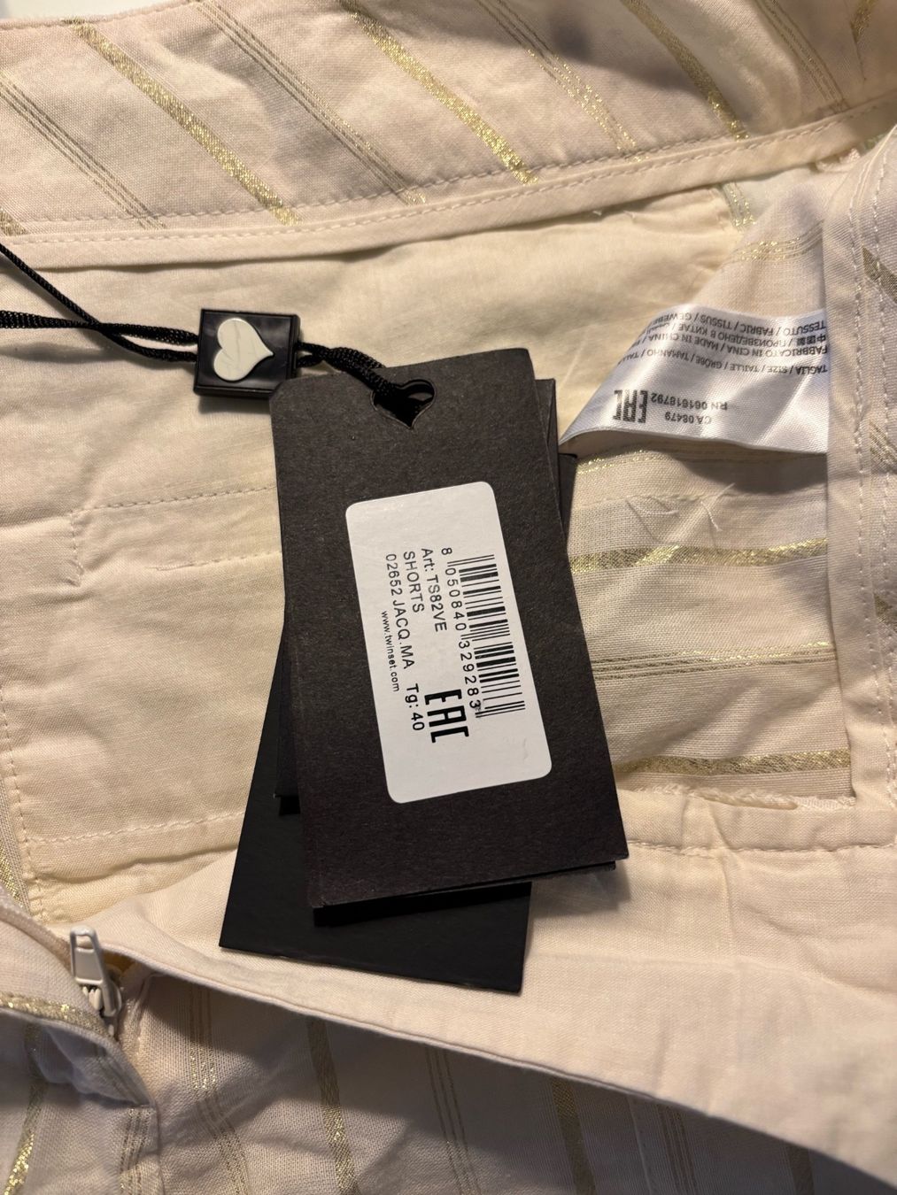 Twinset Pantaloni: TwinSet Simona Barbieri shorts – Nuovo e nell'imballaggio originale da Eglisau venduto da SAM240186 2