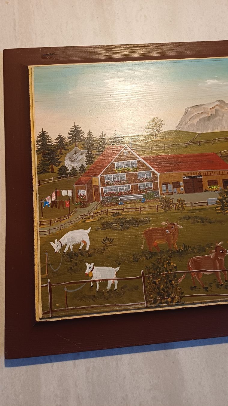Tableaux: Schönes Appenzeller Bild Handgemalt  – D'occasion à Flawil par Naphtali 7