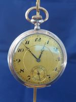 Vintage Taschenuhr , 0.800 Silber in gut erhaltenen Zustand