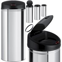 Automatik Sensor Mülleimer 40L silber