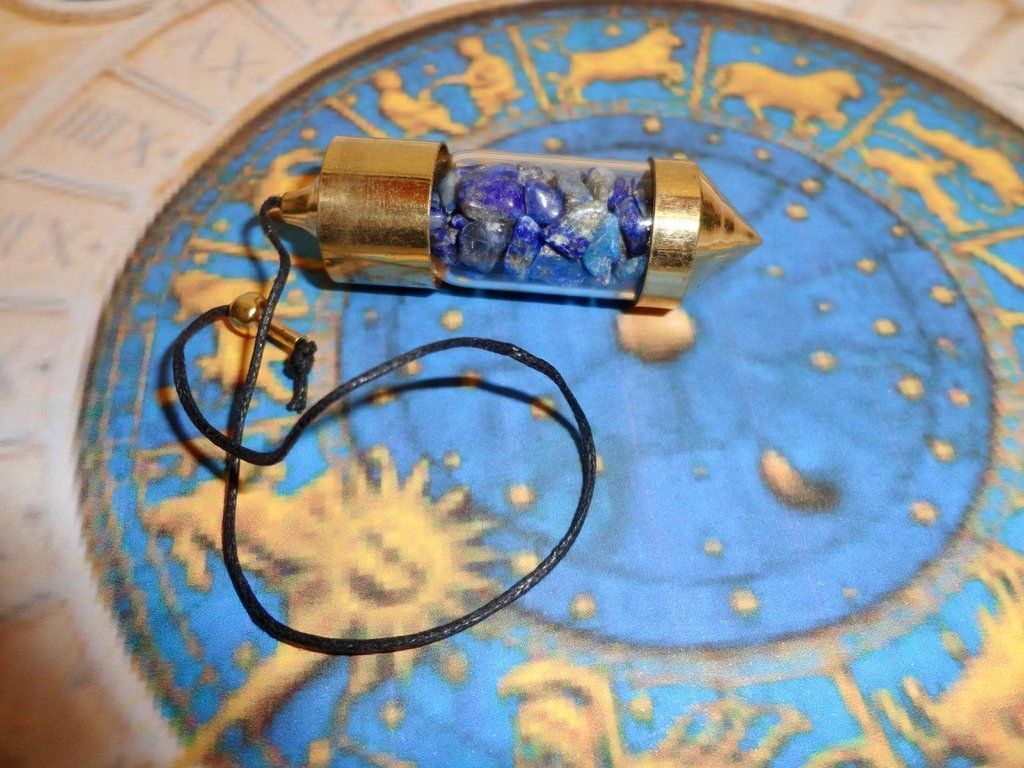 Pietre preziose: Pendel mit Lapislazuli gefüllt – Nuovo (secondo la descrizione) da Biberist venduto da tl-schmuck 1