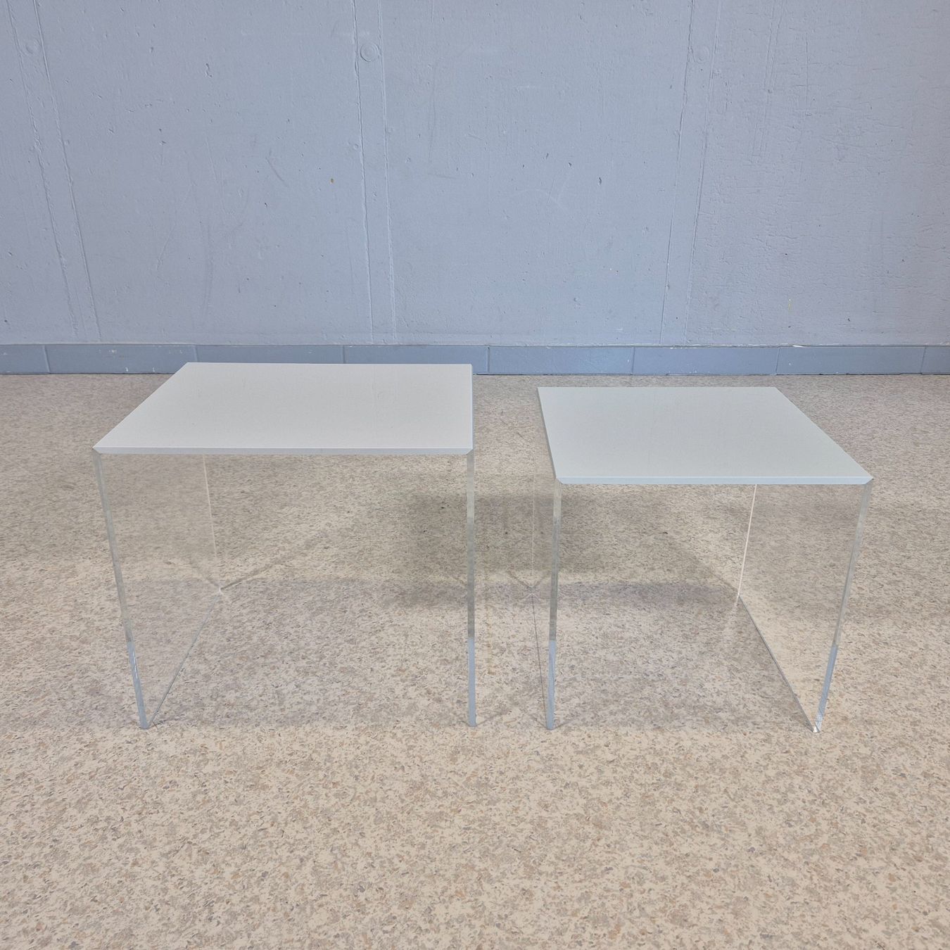 Tavoli: 2 Stk. Plexiglas Beistelltisch Coffee-Table Acryl Satztisch – Usato da Nottwil venduto da Wondewa-Shop 3