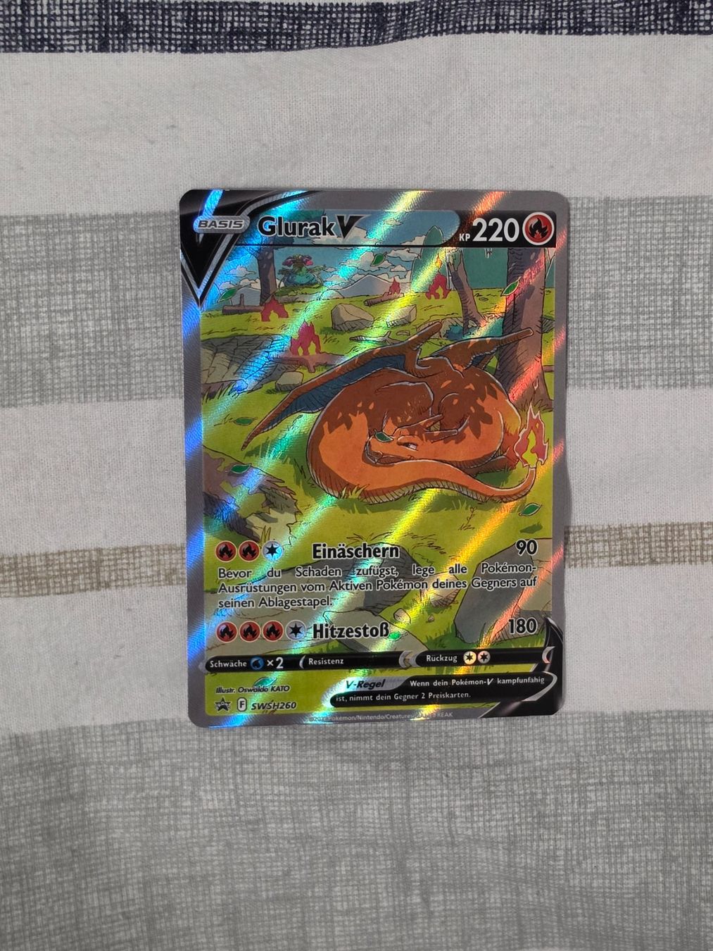 Pokémon Carte collezionabili: Glurak V 260 – Usato da Binningen venduto da oscark77
