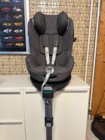 Cybex Kindersitz mit Basis grau gebrauchter Zustand