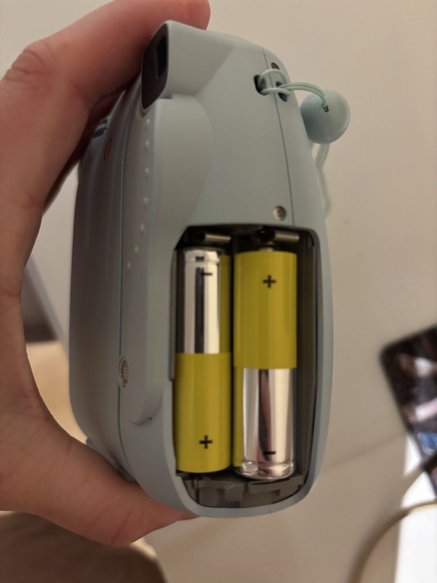 Fujifilm Kamera: Fujifilm Instax Mini 8 camera light blue used – Gebraucht aus Unterentfelden von mir_wi 1