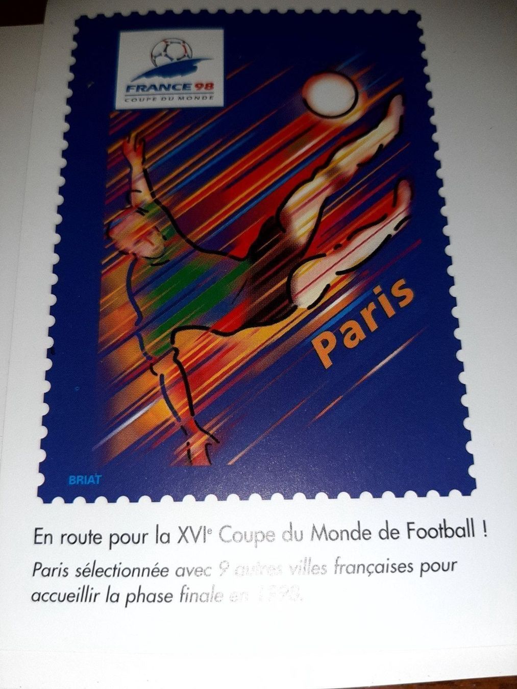 Karten: 10 cartes coupe du monde 1998 – Neu und originalverpackt aus Le locle von juliensaran 2