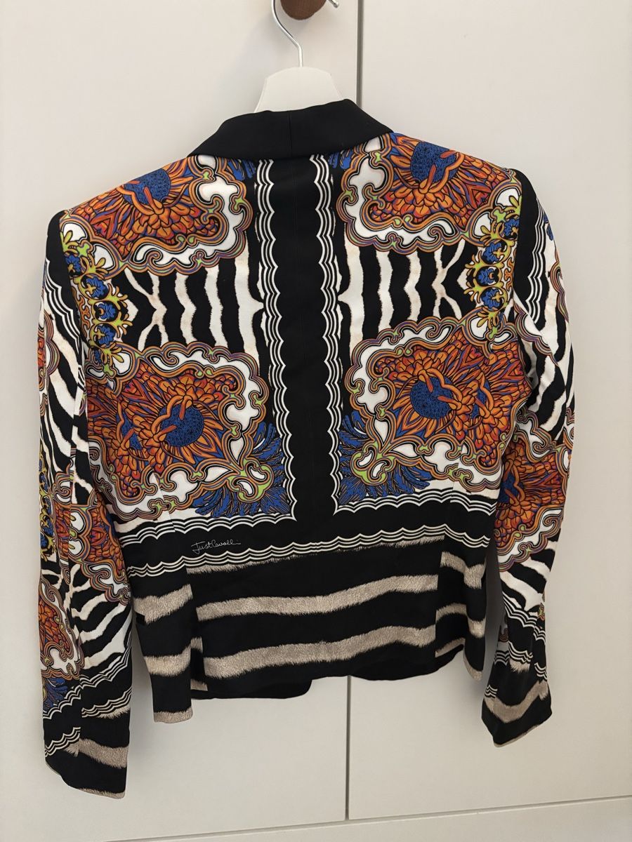 Roberto Cavalli Jacken: Rare Blazer Just Cavalli patterned multi-coloured size 4 – Neu (gemäss Beschreibung) aus Münchenstein von _hanna 3