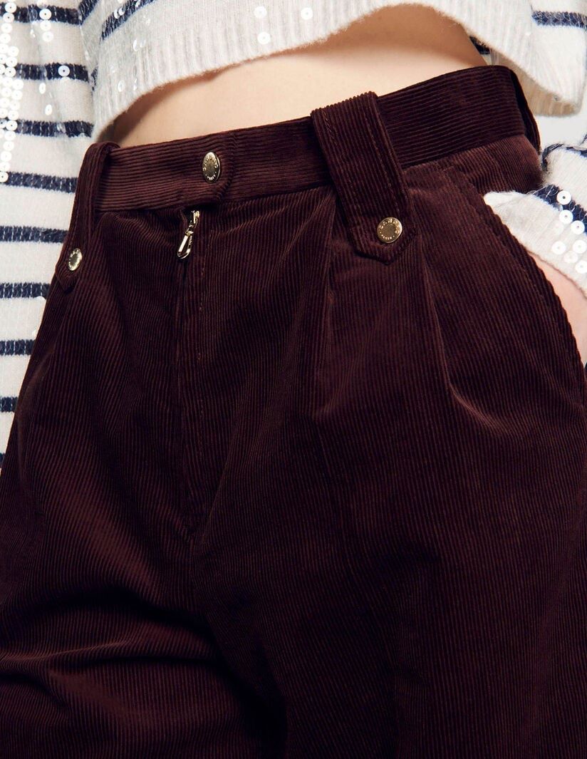 Sandro Pantaloni: SANDRO - CARGOHOSE - CHOCOLAT Orginalpreis 325.- – Nuovo e nell'imballaggio originale da Zürich venduto da luxuryoutlet1 4