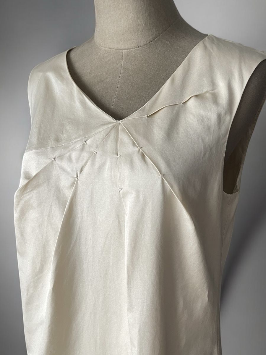 Max Mara Vestiti: Max Mara STUDIO Kleid Creme Beige, Gr. 40 MaxMara Seide – Usato da Zürich venduto da Recode.Fashion 2