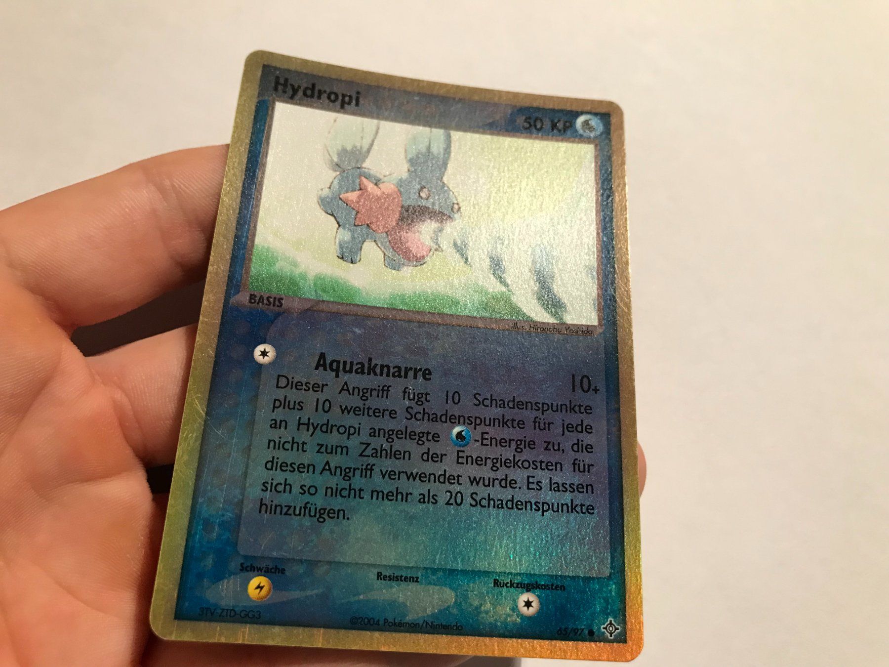 Pokémon Carte collezionabili: Hydropi reverse holo Ex Sandsturm DE – Usato da Hagendorn venduto da Pokecollectorch 4