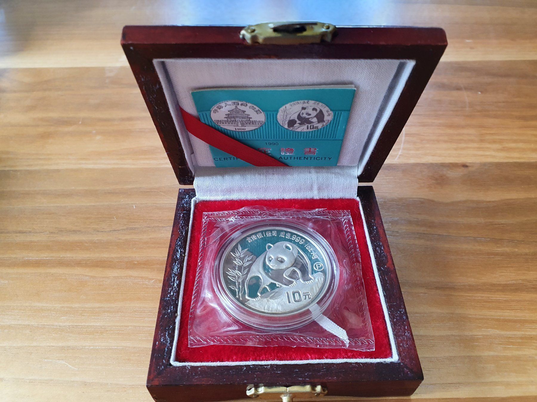 Toutes les monnaies: China Panda Silber 1990 Proof PP 1 Unze – D'occasion à Steinhof SO par eng_ljl7 2