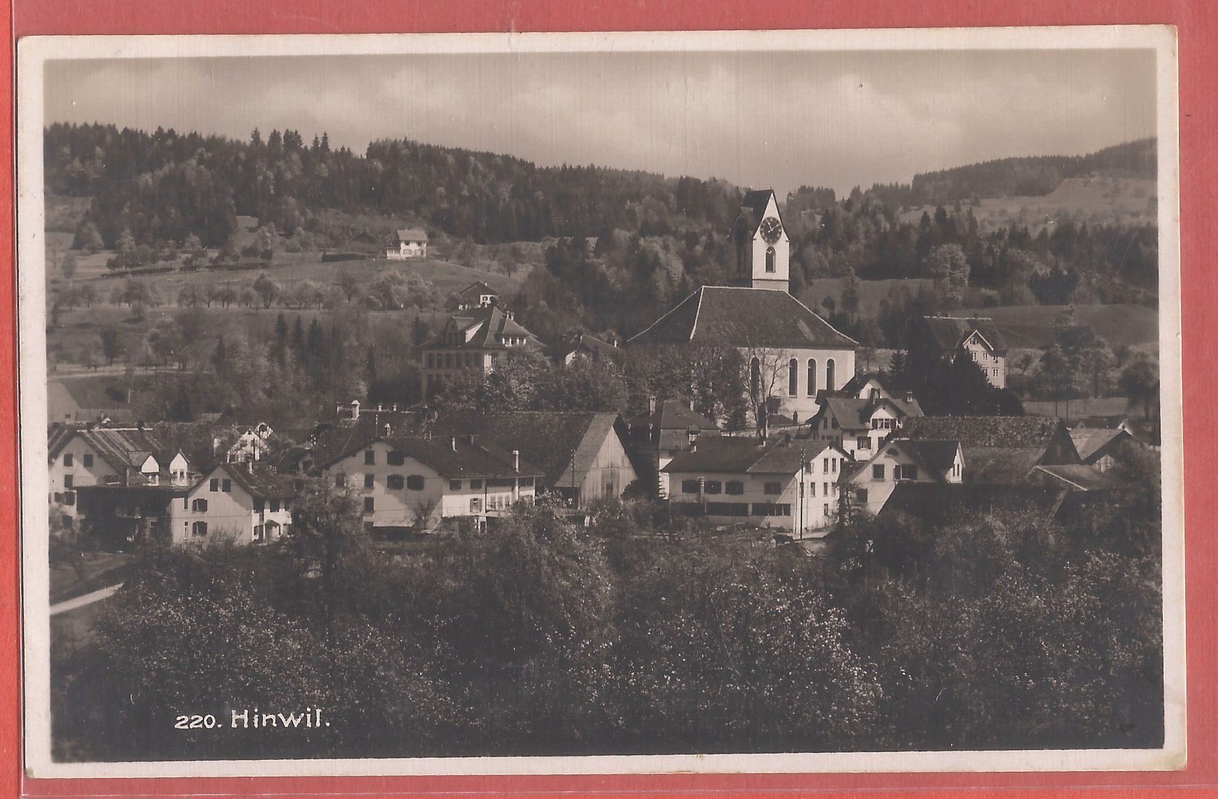 Cartoline postali: Hinwil - Fotokarte ca. 1930 – Usato da Fislisbach venduto da Porano