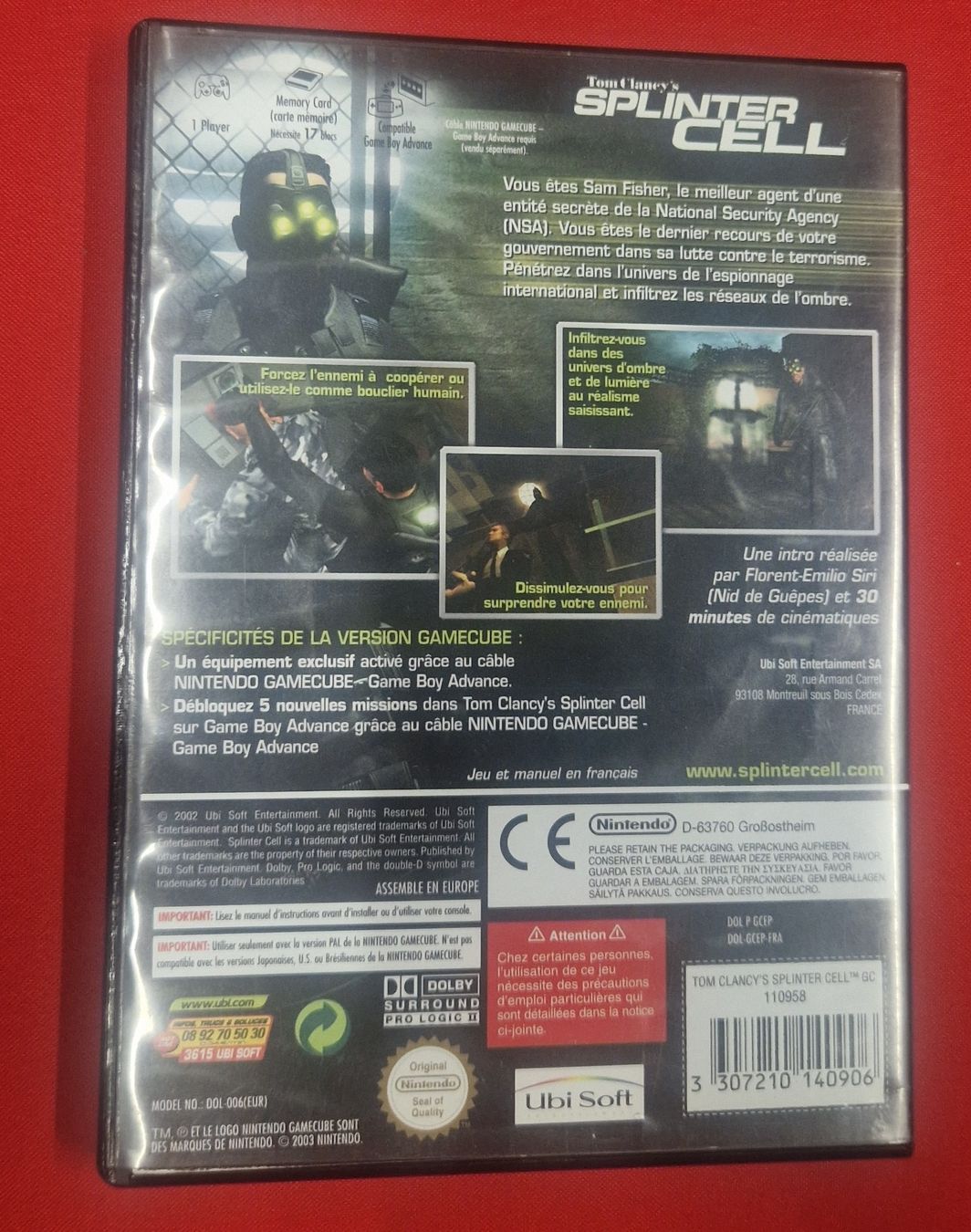 Nintendo Jeux: Tom Clancy's Splinter Cell Gamecube – D'occasion à Villars-sur-Glâne par MrLobTec 1