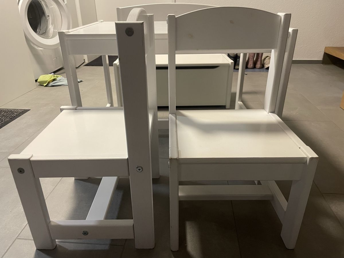 Set di tavolo e panche: Hoppekids MATHILDE Kinderset mit Aufbewahrung – Usato da Maur venduto da lia301 2