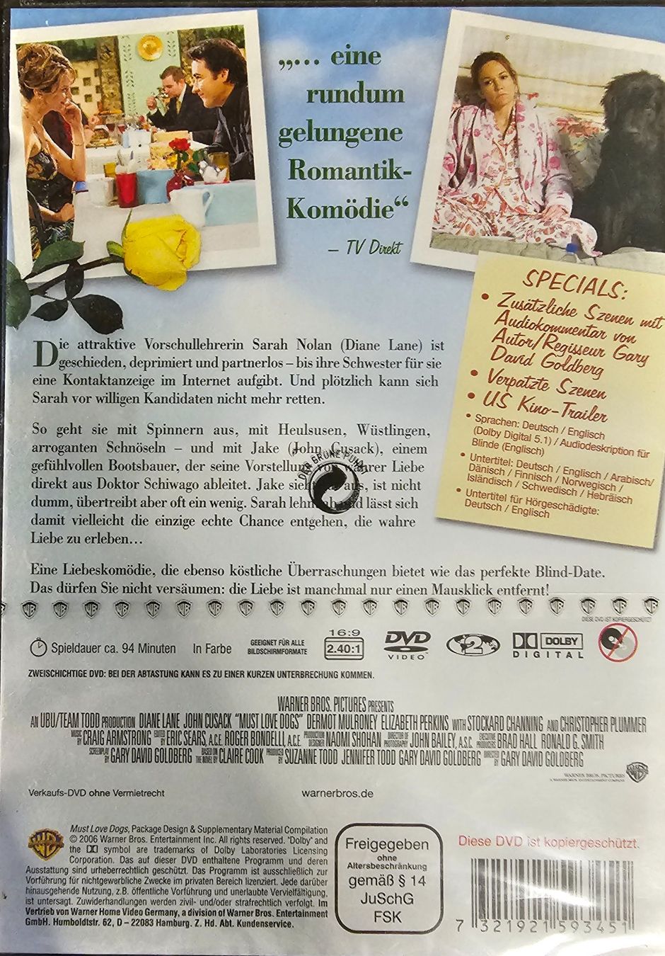Tutti i DVDs: Frau mit Hund sucht... Mann mit Herz – Nuovo e nell'imballaggio originale da Wahlen b. Laufen venduto da Cg10 1
