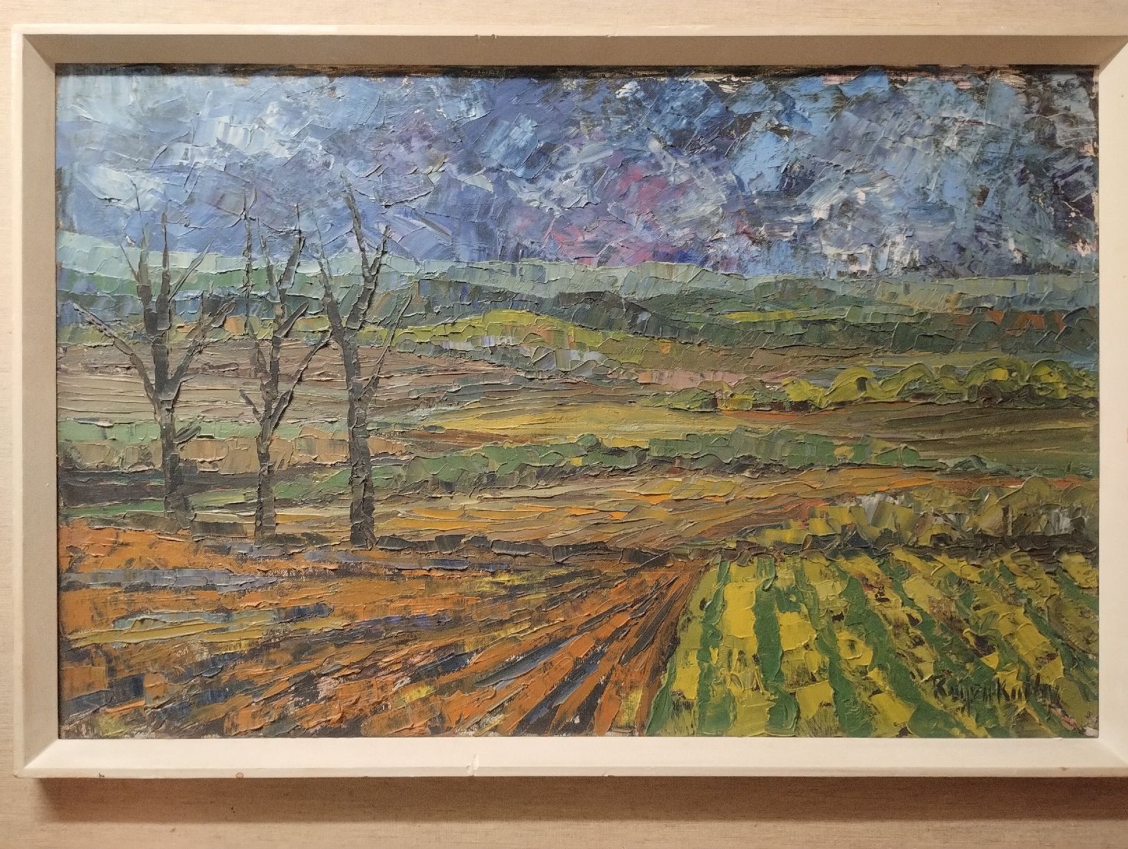 Dipinti: Roger Kathy, Gemälde Landschaft mit Bäumen, Sommerlandschaft – Nuovo (secondo la descrizione) da Zürich venduto da danihell
