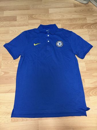 Nike Chelsea FC Polo Shirt Blau Grösse M 