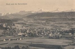 Worb und die Berner Alpen + 1925