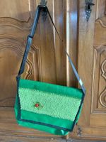 Sacoche bandoulière vert avec motif coccinelle