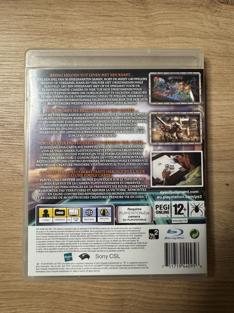 Sony Giochi: The Eye of Judgment PS3 - Game – Usato da Biberist venduto da etesummer 1