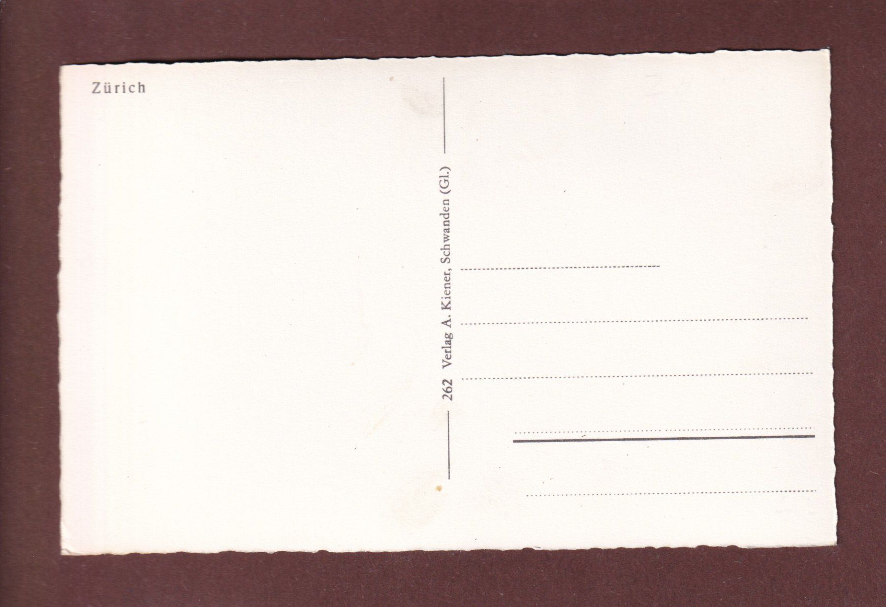 Cartoline postali: ZÜRICH - An der Limmat – Usato da Pully venduto da nicecards-shop 1