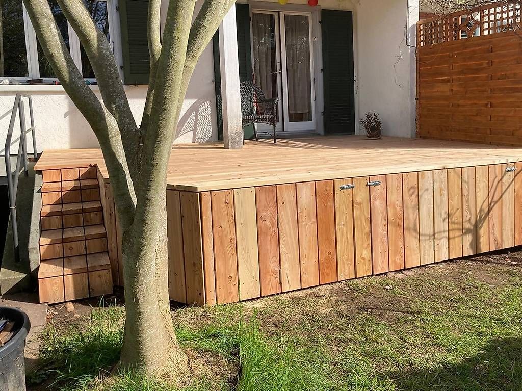 Articoli in legno: Terrassenboden aus Lärche nach Mass – Nuovo (secondo la descrizione) da Böckten venduto da unikatum