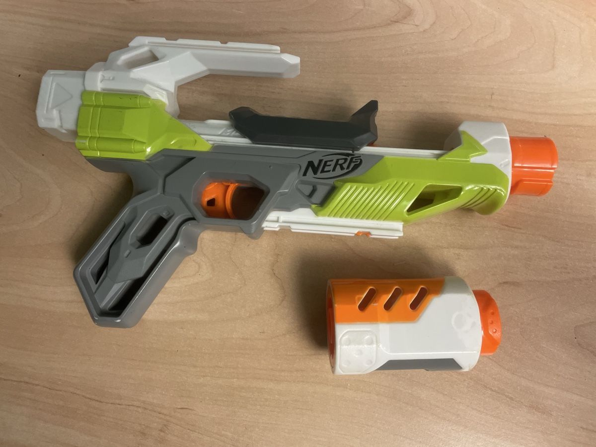 Nerf Giocattoli: Nerf Modulus , inklusive Laufverlängerung, Top! – Usato da Obergerlafingen venduto da cabo4