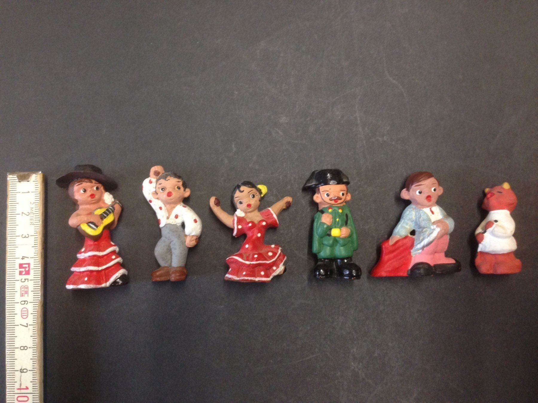 Statuette: 6 Vintage Spanische Klein Figuren – Usato da Schaffhausen venduto da vintageville 5