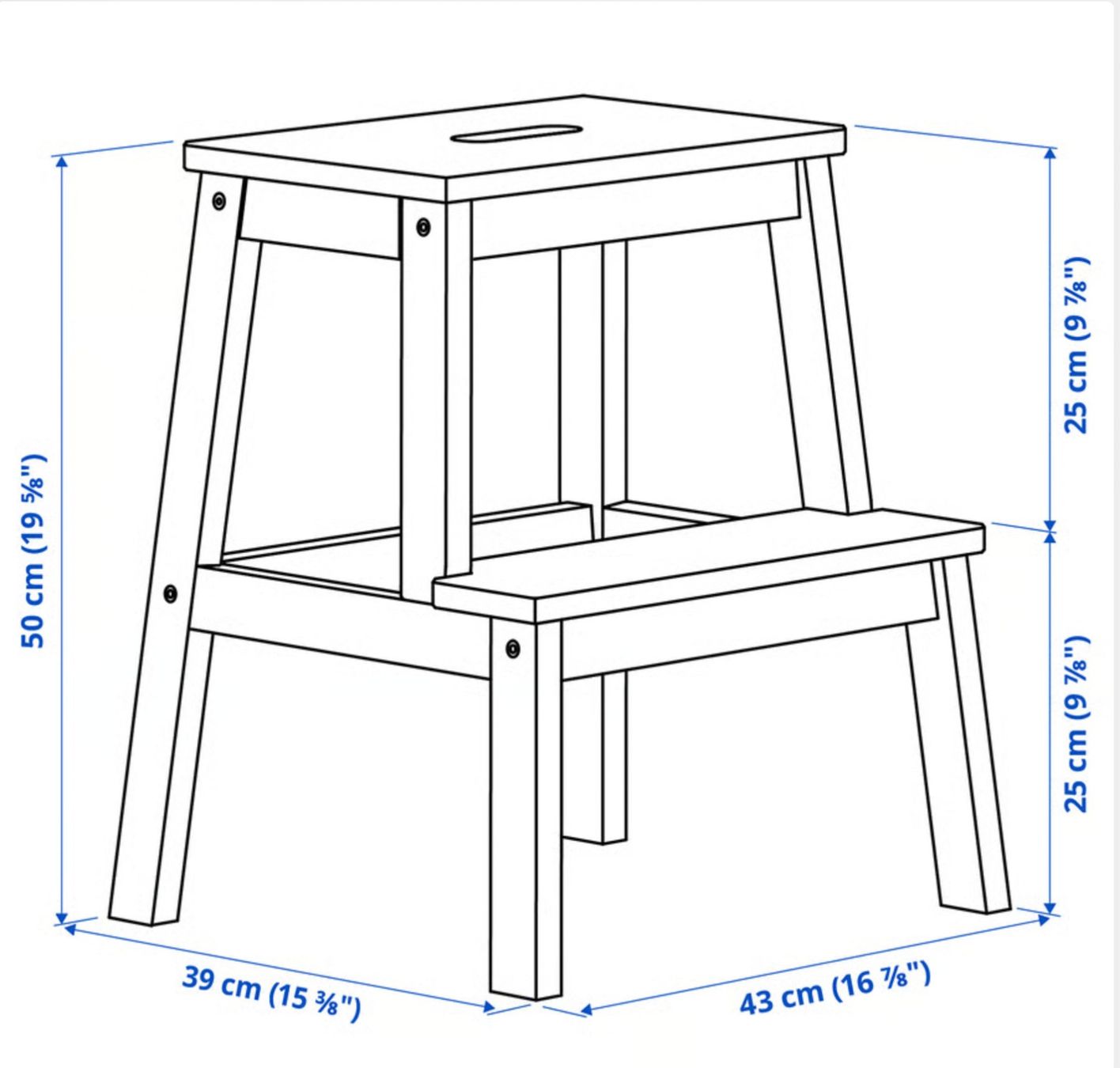 Ikea Hocker: Praktischer Tritthocker Schwarz, BEKVÄM – Neu (gemäss Beschreibung) aus Kriessern von rene1987 3