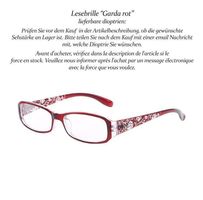 Lesebrille Garda A rot +1.0 +2.0 +3.0 +3.5