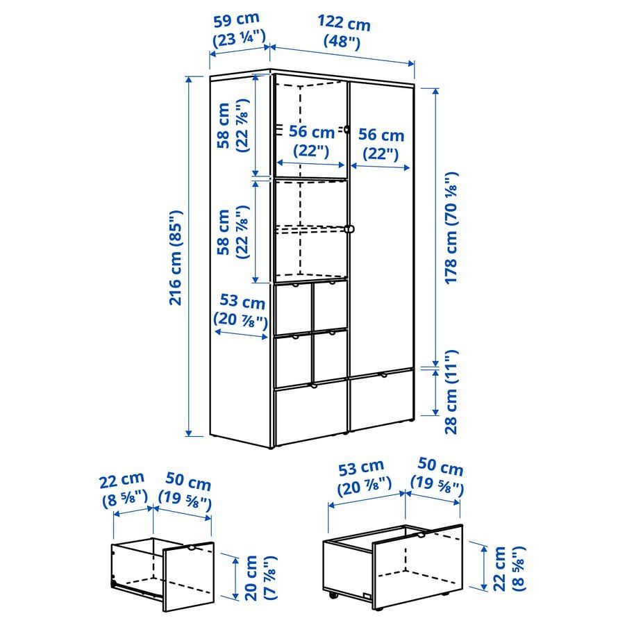 Ikea Armoires: Kleiderschrank – D'occasion à Kirchberg (SG) par schesy01 1