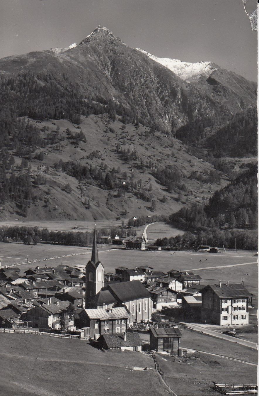 Cartoline postali: Ulrichen  VS   im Goms       um 1959 – Usato da Brig venduto da Valcards54
