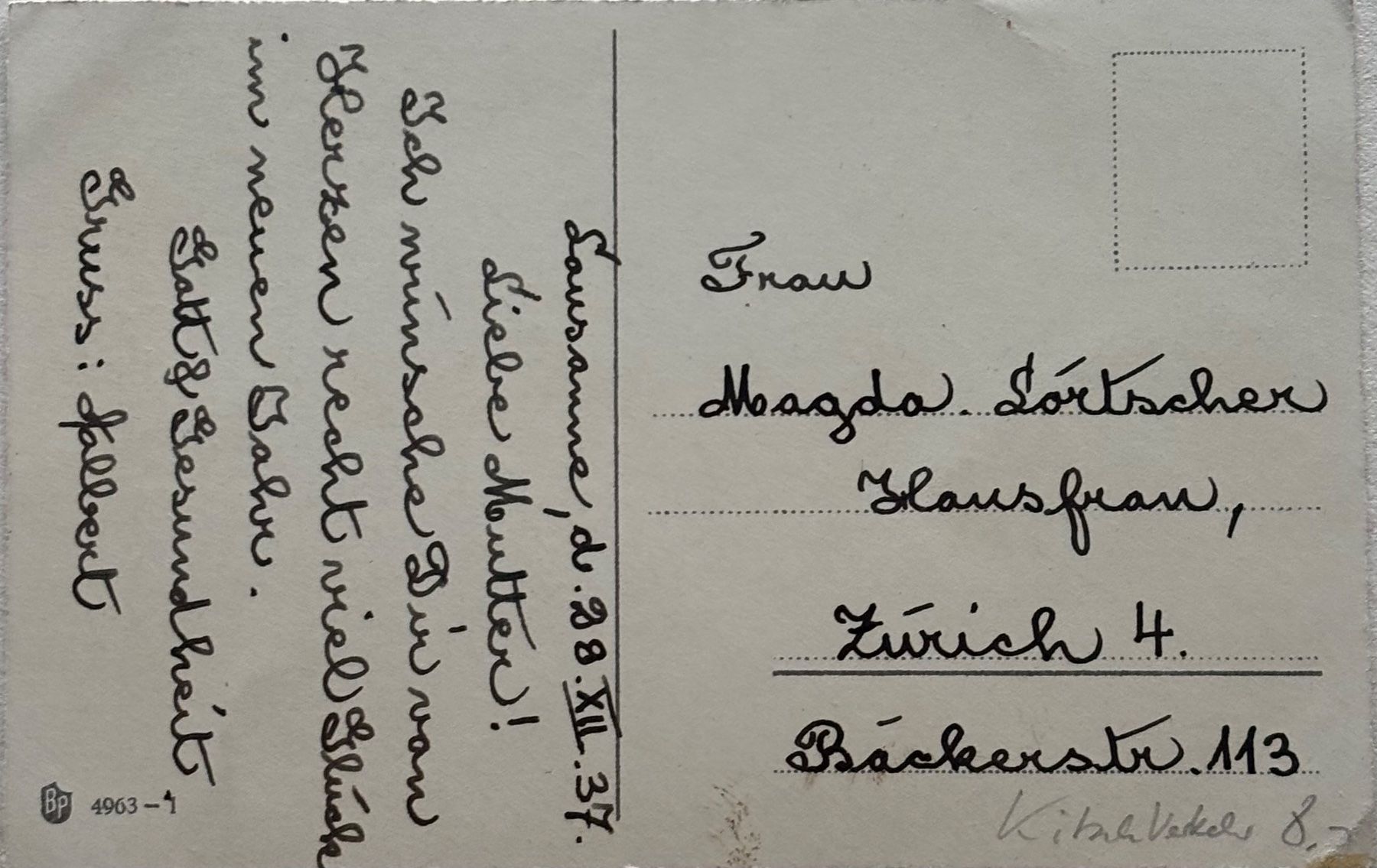 Cartoline postali: Neujahr, Kinder, Auto, Art Déco – Usato da Frauenfeld venduto da Merk52 1