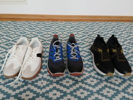 3 Paare Schuhe neuwertig Wanderschuhe Grösse 38 / Sneaker 39