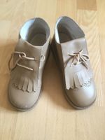 schicke braune Retro Schuhe Leder Leder Mädchen