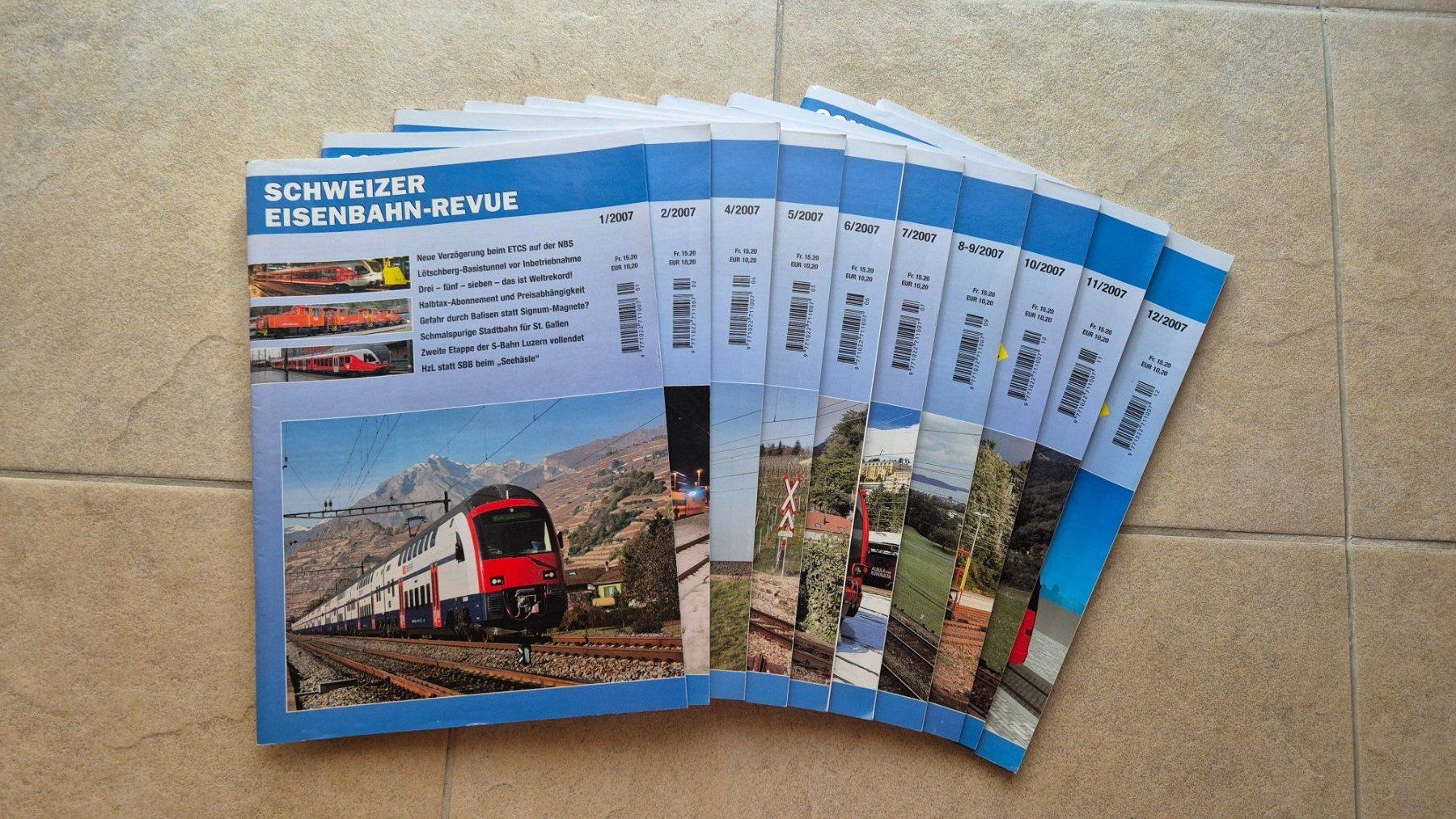 Revues & Magazines: Schweizer Eisenbahn-Revue 2007 – D'occasion à Brienz BE par Chutzli02