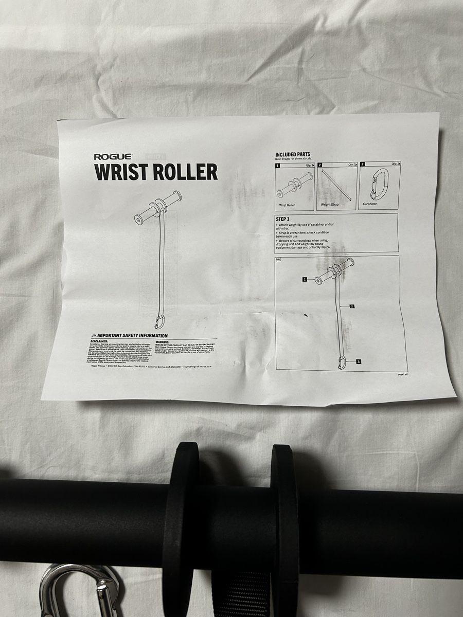Rogue Hometrainer: Rogue Wrist Roller – Nuovo (secondo la descrizione) da Seengen venduto da tomithebacon 1